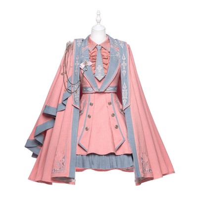 Yupbro Sheffield Pink Edition JSK, Blouse, Jacket, Big Cape and Small Epaulette Cape(Leftovers/2 Colours/Full Payment Without Shipping)